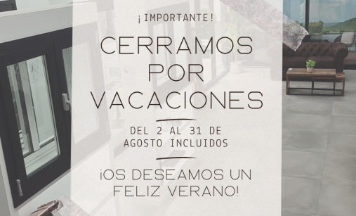 CERRAMOS POR VACACIONES post